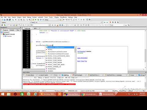 #16  OpenGL tutorial  Ending the Input