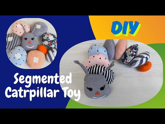 How to make cute fabric toys for your baby - Segmented Caterpillar