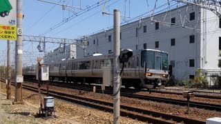 JR神戸線　さくら夙川〜芦屋　快速通過シーン