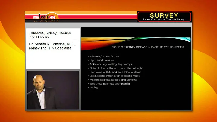 Diabetes, Kidney Disease and Dialysis - Signs of K...
