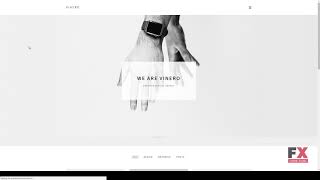 Vinero - Very Clean and Minimal Muse Portfolio Template        Hammon