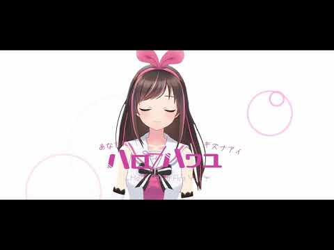 Kizuna AI - "hello / how are you" comparison Jan/2018 & Feb/2022