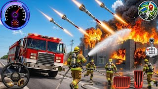 Fire Truck Rescue Simulator 3D - 911 US Emergency Firefighter Rescue - Android Gameplay  screenshot 5
