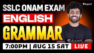 SSLC | English | Grammar | Eduport