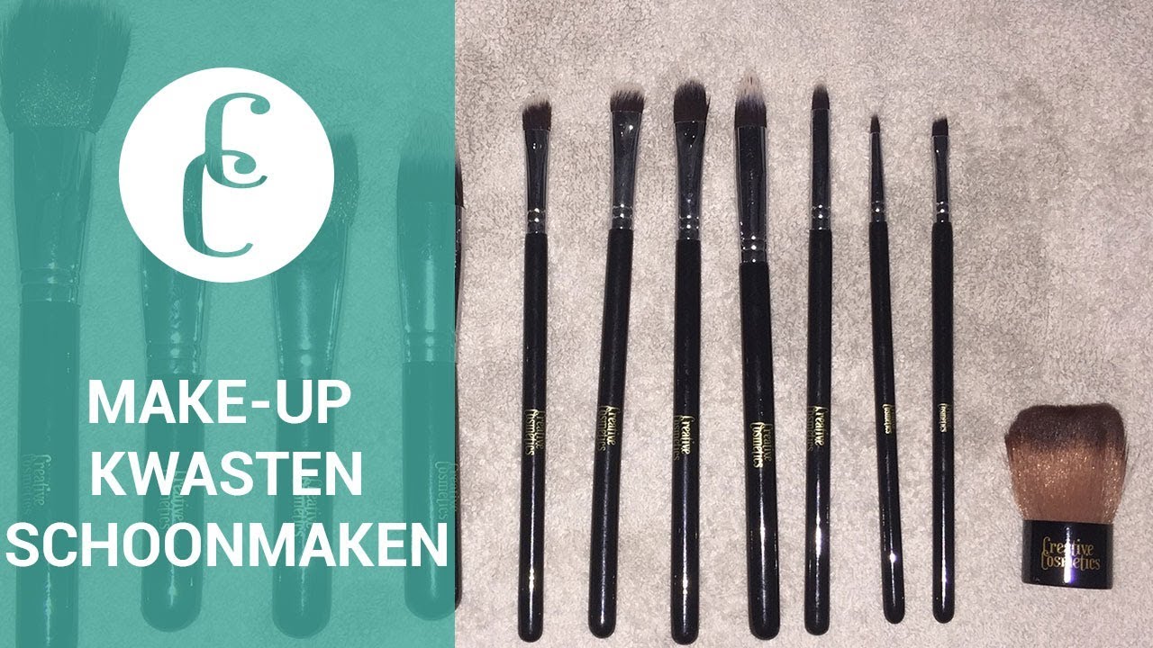 Make-up kwasten reinigen || Creative Cosmetics - YouTube