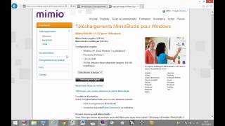 Mimio Studio : installer le logiciel Mimio Studio