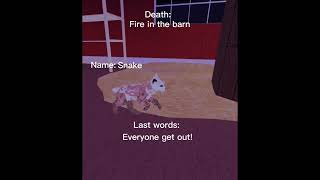 How I think my WCUE cats die and there last words. #shorts