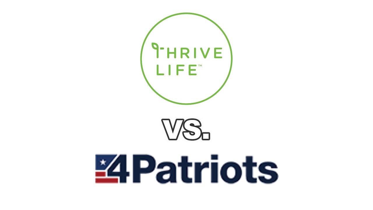 Thrive Life vs 4Patriots Emergency Food YouTube