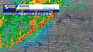 Line of storms moving into NWA