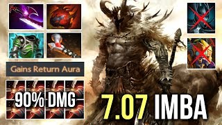 New Meta Imba Build 7.07 Centaur Counter Pa 90% Damage Return Aura By Inmate Epic Gameplay Dota 2