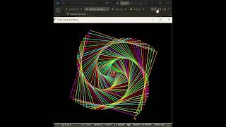 Spiral Animation in Python 🌀✨ | Python Turtle Graphics | #kvgurukul #python # animation