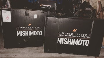RX8 2JZ Part 14 - Mishimoto radiator / Intercooler setup.