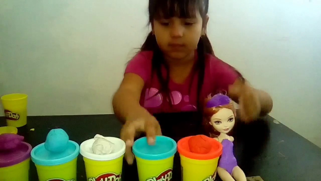 vestidos de plastilina para muñecas