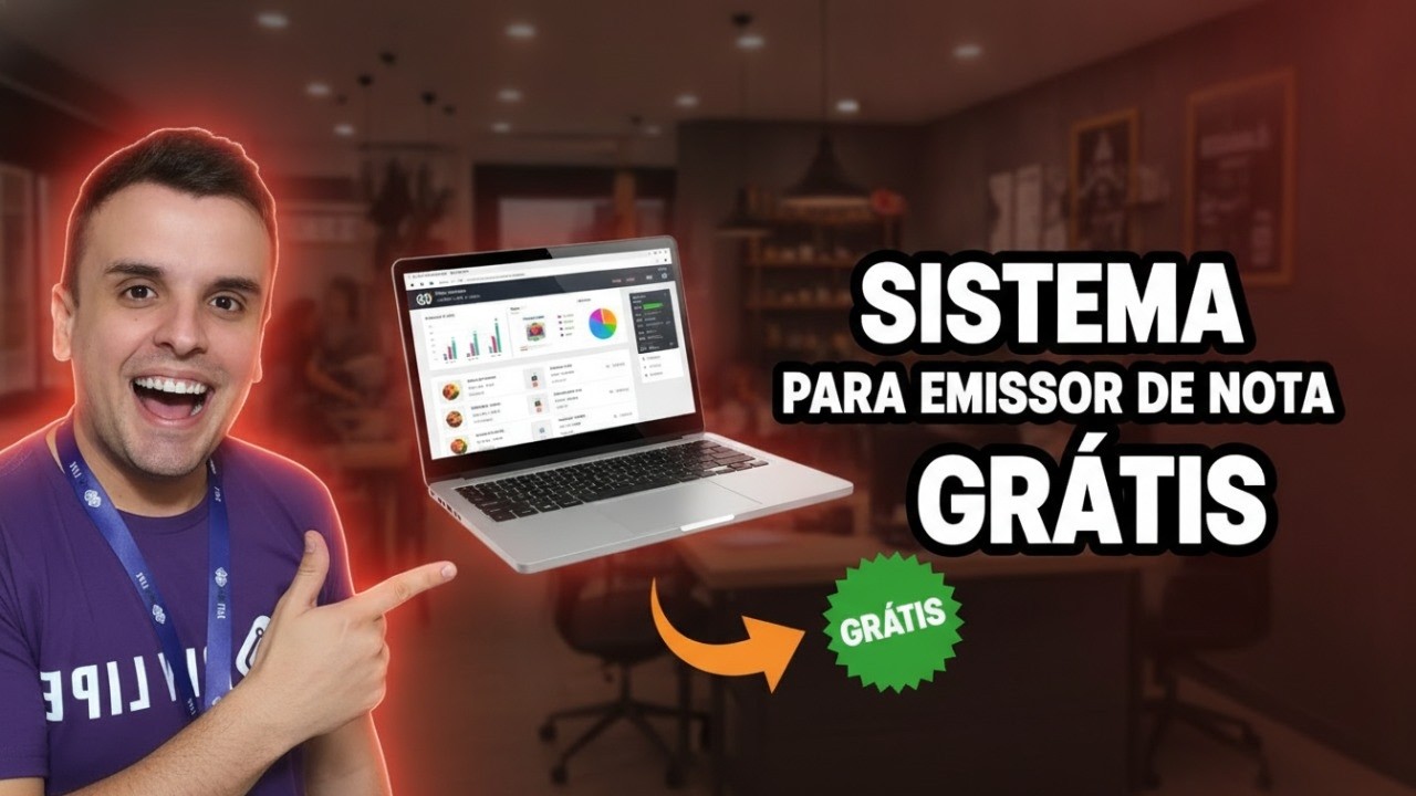Miniatura do vídeo: Emissor de nota fiscal e cupom fiscal sem custo #nfe #gratuito