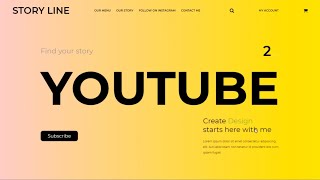 gsap animation 2020 || landing page animation html css