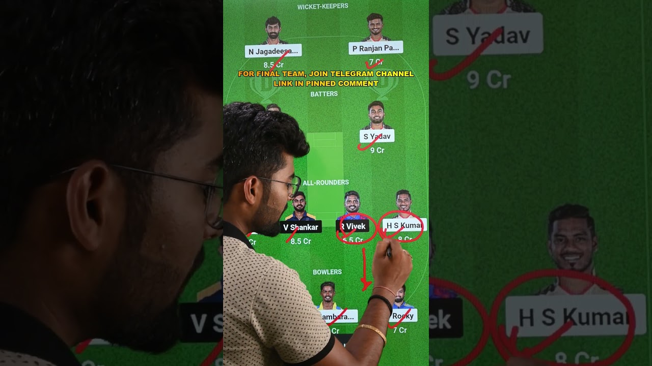 CSG vs ITT TNPL Dream11 Prediction | CSG vs ITT Dream11 Team Today | 