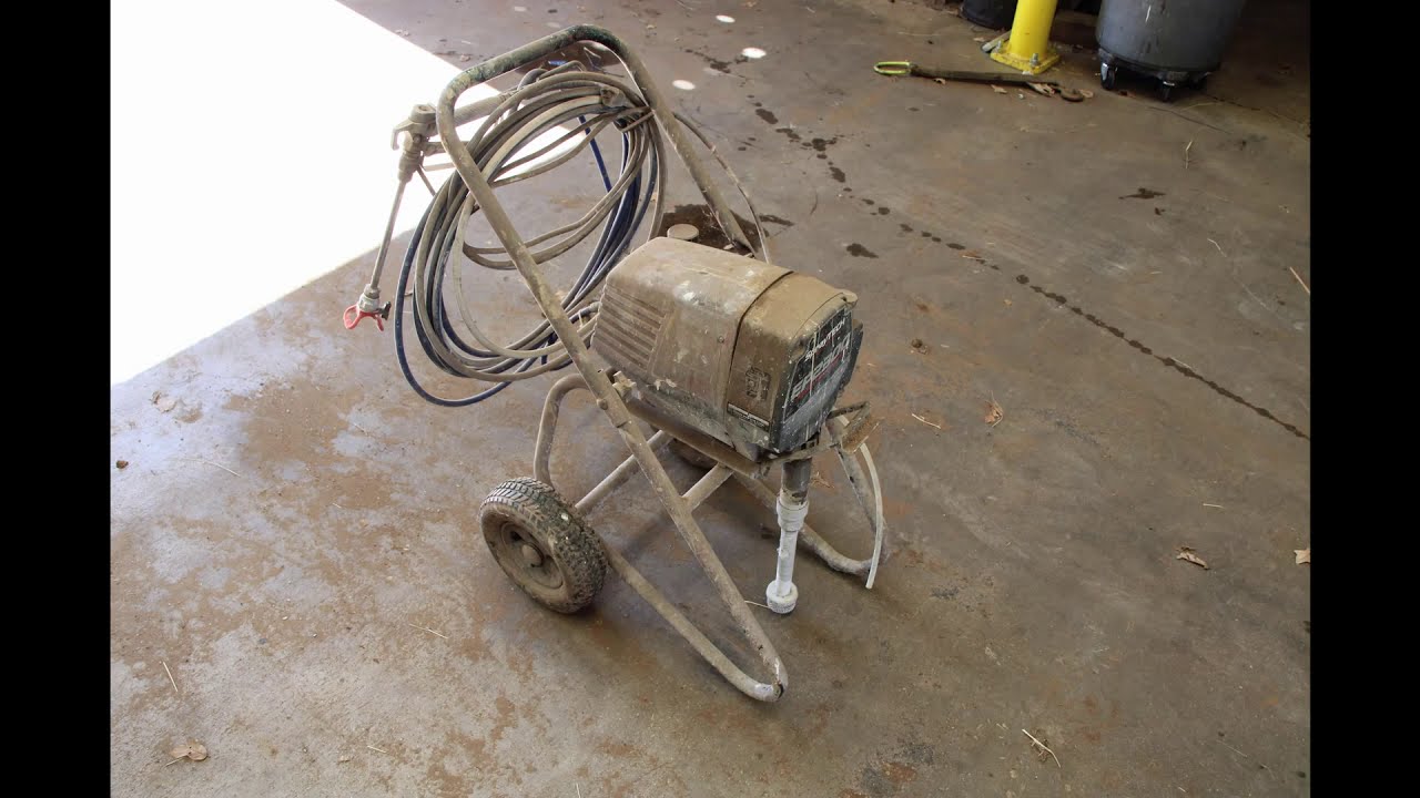 (5) SprayTech EP2300 Packing removal - YouTube
