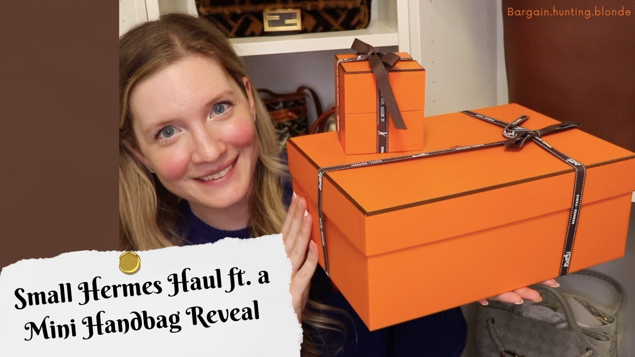 Маленькая мини-сумка Hermes Haul ft A Mini Bag!