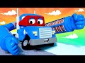 The radiator truck   carl the super truck  car city  cars and trucks cartoon for kids