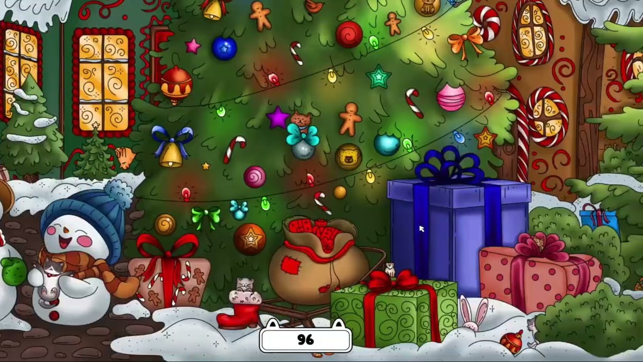 Cats Hidden in Christmas