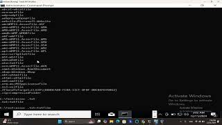 assoc command in windows