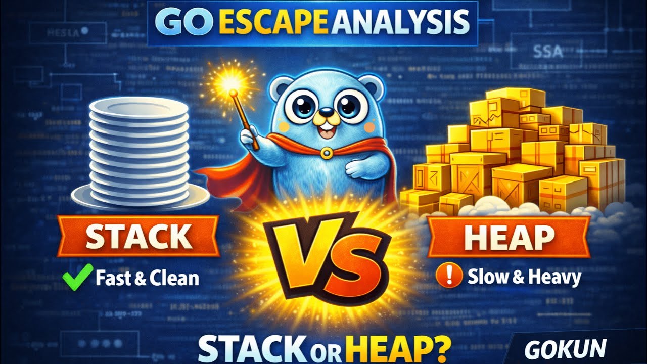 Go Compiler Internals: Escape Analysis, Stack vs Heap 