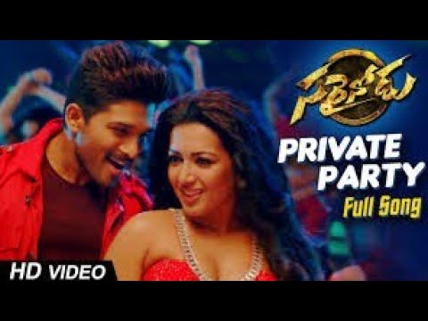 Sarrainodu songs l Private party video song l Allu Arjun Rakul Preet l Ss Thaman
