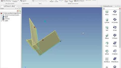 Turning a 2d Sketch into a 3D Model in IronCAD