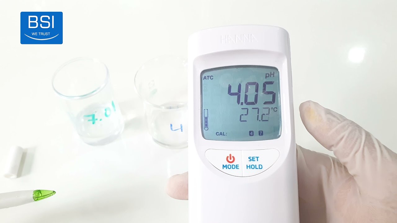 PH meter for food and dairy (How to calibrate)