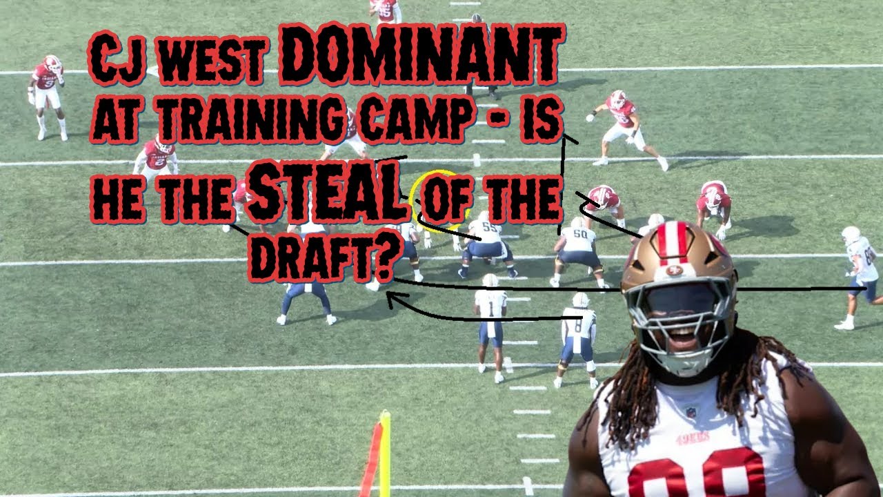 49ers Playbook: CJ West DOMINATES at camp - is he the STEAL of the draft?