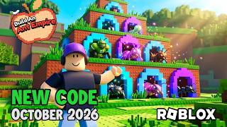 Roblox Build An Ant Empire NEW CODE October 2026 Update