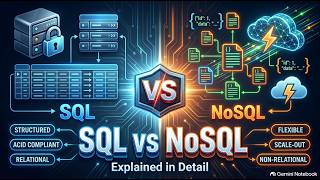 SQL vs NoSQL Explained in detail