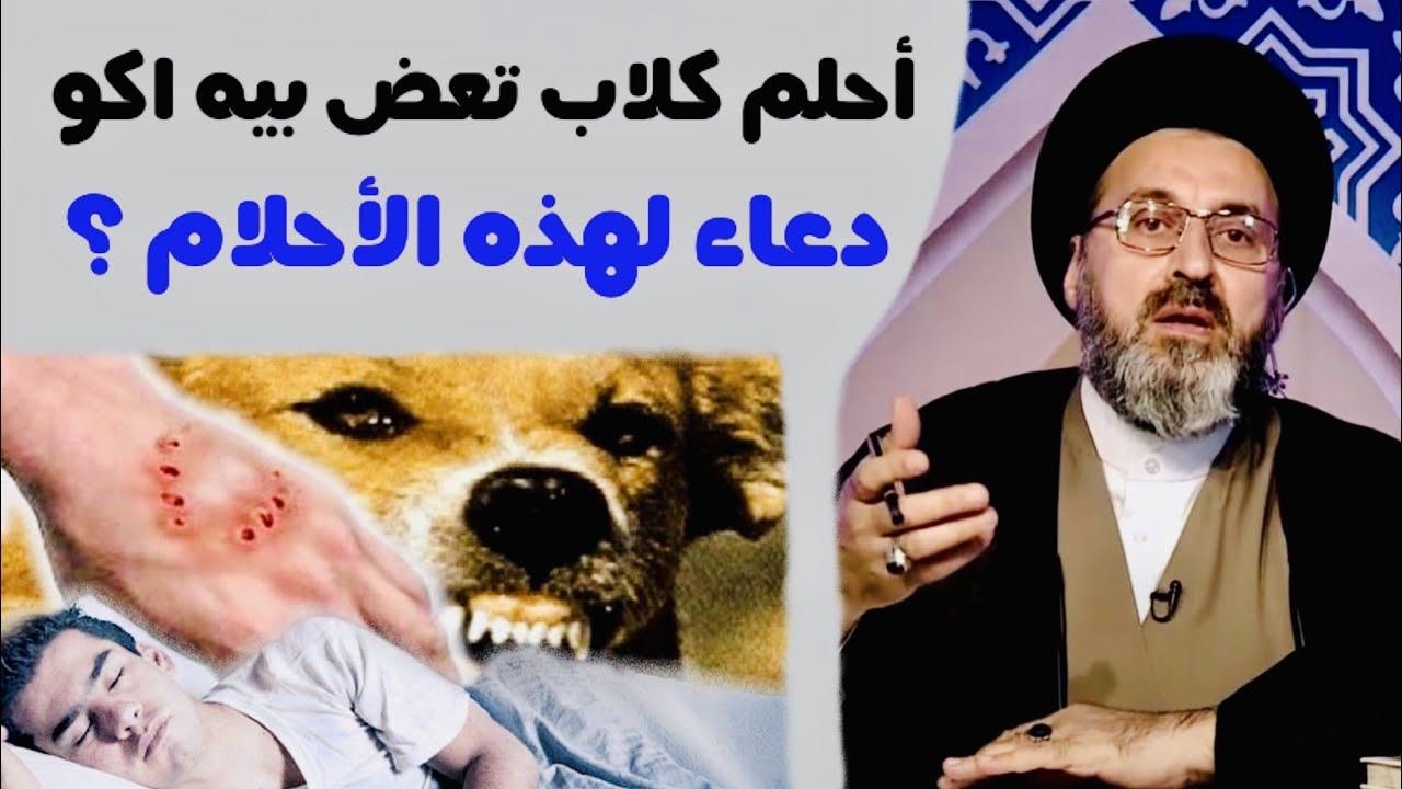 متصل: أحلم كلاب تعض بيه، اكو دعاء لهذه الأحلام ؟ | السيد رشيد الحسيني