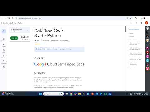 #NEW Dataflow: Qwik Start - Python || Update Lab Solution || Google Cloud Arcade 2026