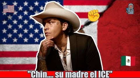 Christian Nodal manda Brutal Mensaje a los migrantes Mexicanos en Estados Unidos