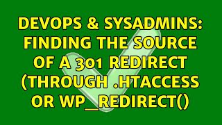 DevOps & SysAdmins: Finding the source of a 301 redirect (through .htaccess or wp_redirect()