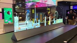LG Electronics Transparent OLED Signage