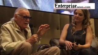 Legendary Stan Lee on stage at RI Comic Con!