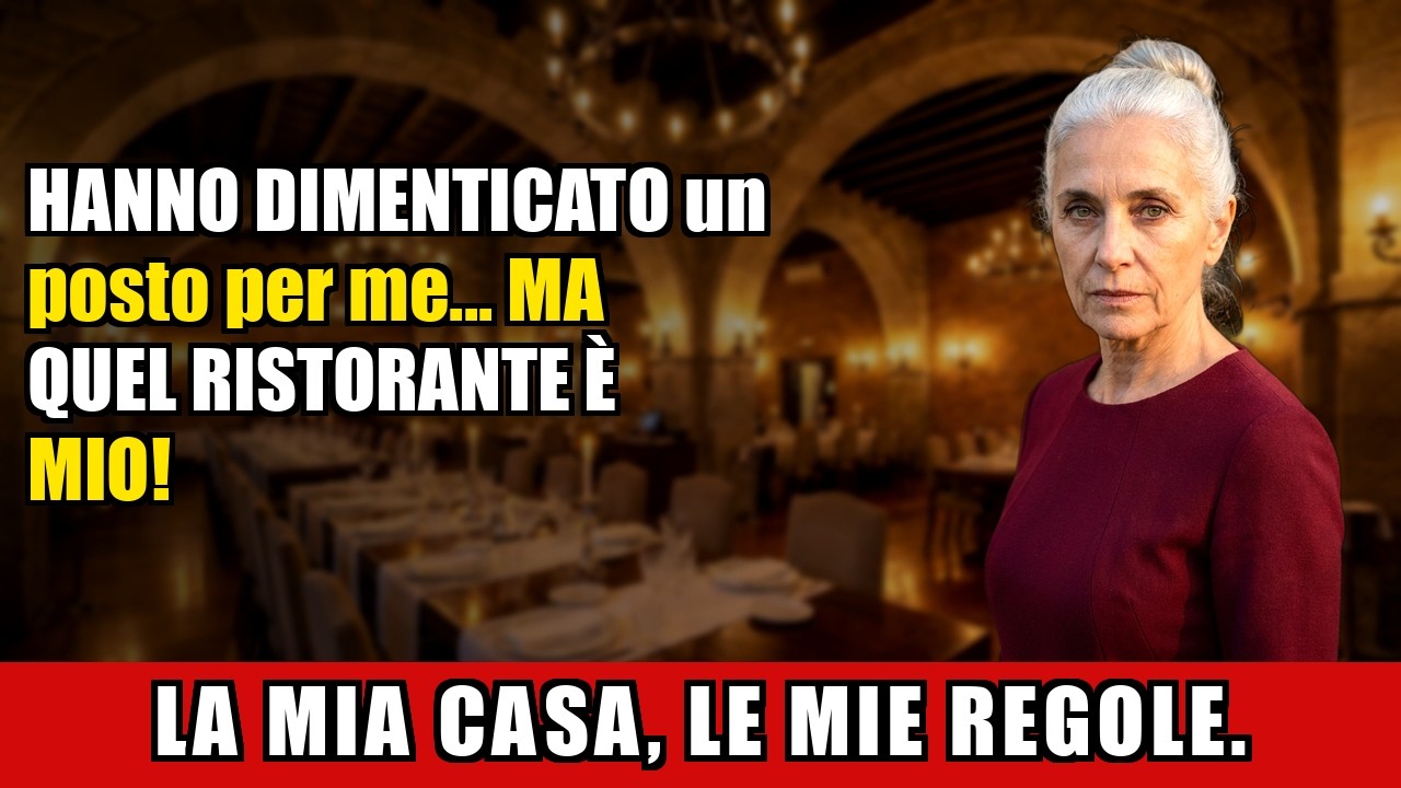 Quella sera entrai nella sala del ristorante sapendo che non c’era un posto per me. Nessuno si alzò, nessuno disse il mio nome. Poi il direttore si avvicinò al tavolo e fece una domanda che gelò...