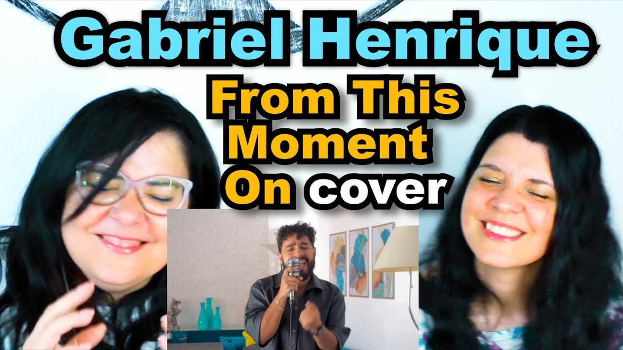 TEACHERS REACT | GABRIEL HENRIQUE -  'From This Moment On' (Shania Twain cover)