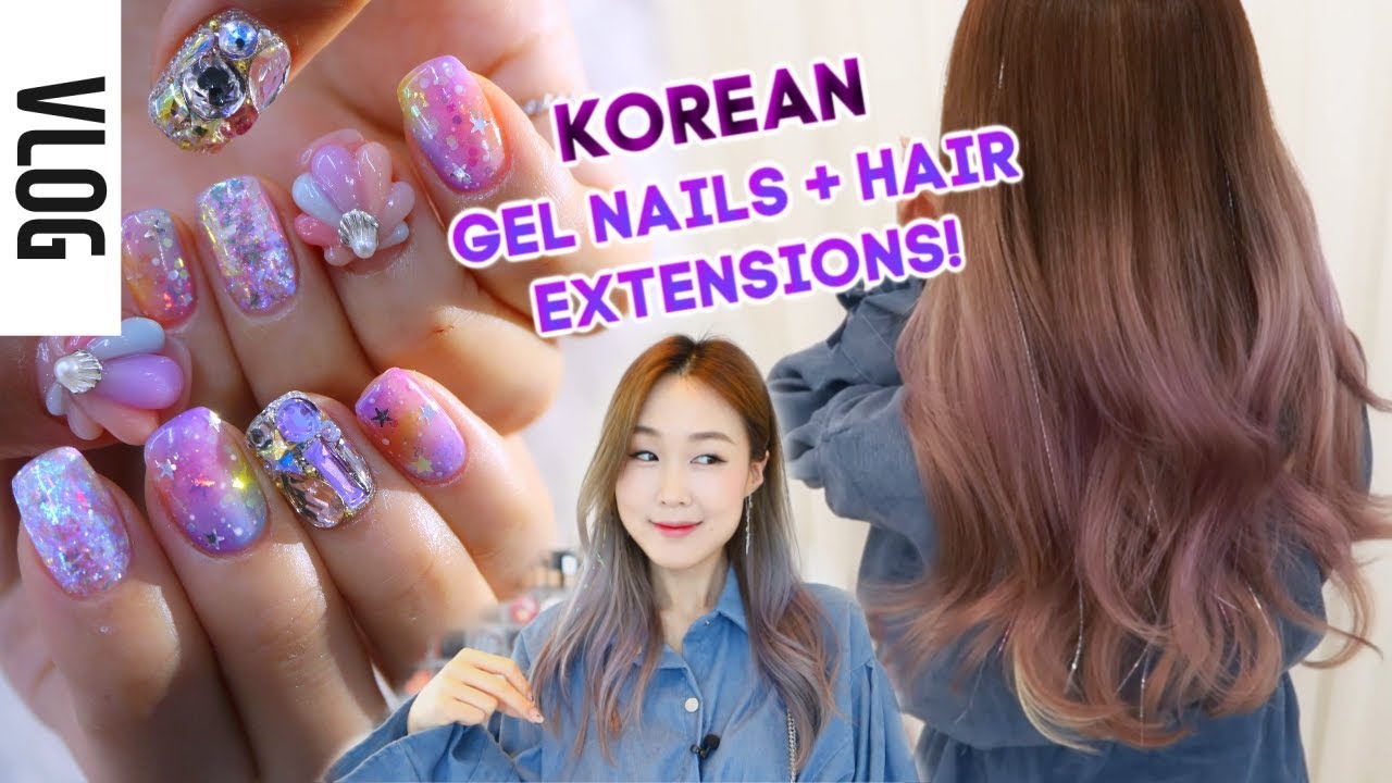 THE VAIN LIFE #1 (hehe) Gel Nails & Hair Extensions in Korea! | meejmuse