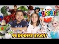 Super KINDER SURPRISE EGG Opening! + Frozen, Toy Story, Avengers, Disney, Spider-man, Kinder Joy!