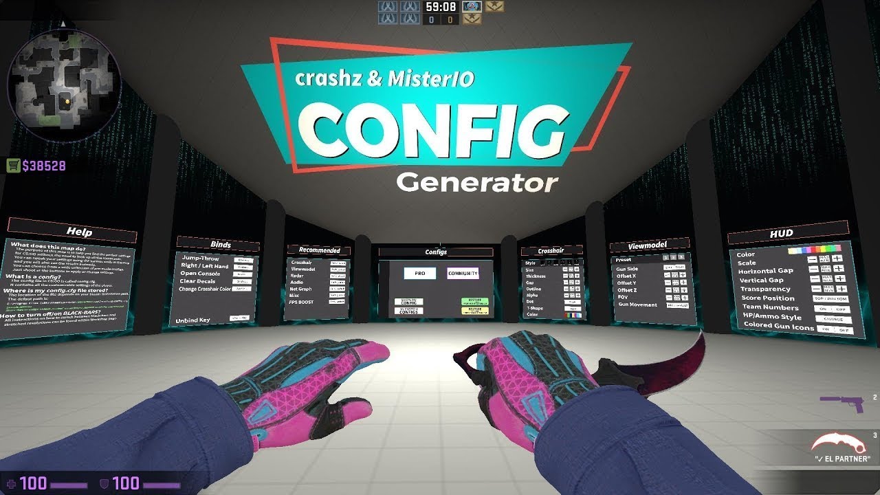 Конфиг карта кс. Конфиг КСГО. Карты для конфига в КС го. Карта config Generator. Crashz config Generator КС го.