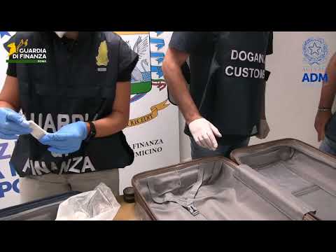 Video Sequestrati 50 kg di ketamina a Fiumicino, tre arrestati