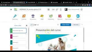 Exportar e importar aulas UCC