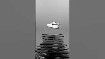3D nike shoe ad in blender #blender #blenderrender #3danimation #blender3d