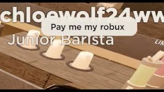 GIVING TROLL TIPS TO FRAPPE WORKERS!! - ROBLOX Trolling