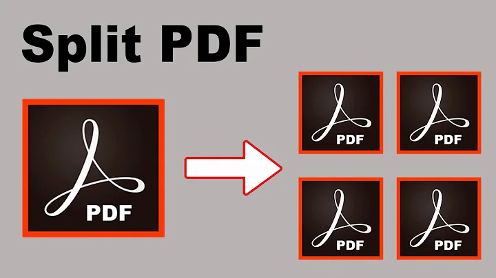 How to split a single pdf into multiple pages in adobe acrobat pro 2017