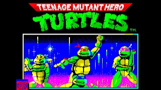 Teenage Mutant Hero Turtles ZX Spectrum Прохождение ностальжи 90-х