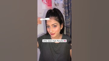 Ultra sleek High ponytail tutorial.🎀👱‍♀️ #fyp #hightail #ponytail #hair #tutorial #trending #viral